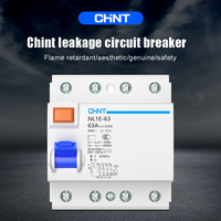 Disjoncteur différentiel CHINT NL1E-63A 1P+N 3P+N 25A 40A 63A en gros