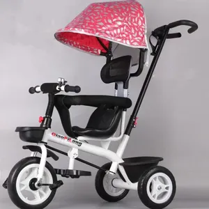 Commercio all'ingrosso di alta qualità miglior prezzo vendita calda triciclo per bambini/triciclo per bambini con barra di spinta