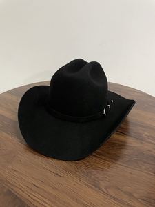 Sombrero de Copa Clásico R116 100% Lana Estilo Vaquero Occidental con Ala Ancha para Fiesta Casual, Moda, Caballero, Ecuestre y Jazz - Product Image 5