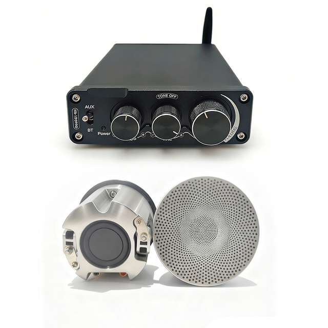 Home Audio Power Amplifier - Wireless Amplifier Kit Small Home Amplifier - 2.0 Channel