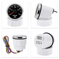 Jauge de niveau d'eau marine 100mm-1500mm pour voiture avec capteur + indicateur de niveau d'eau 7 couleurs 0-190ohm, jauge numérique à aiguille