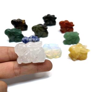 Lapin en cristal, pierre naturelle, Agate Opalite verte, Aventurine lapin, Animal, sculpture, cristal lapin - Product Image 6