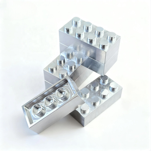Ladrillos <span class=keywords><strong>de</strong></span> Juguete <span class=keywords><strong>de</strong></span> Latón Dorado Mecanizados por CNC, Fresado CNC <span class=keywords><strong>de</strong></span> Precisión, Ladrillo <span class=keywords><strong>de</strong></span> Metal <span class=keywords><strong>de</strong></span> Aluminio Anodizado, <span class=keywords><strong>Bloque</strong></span> <span class=keywords><strong>de</strong></span> Construcción Personalizado Económico - Product Image 2