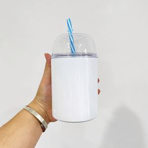 Gobelet isotherme 10oz 20oz 22oz avec couvercle dôme vierge pour sublimation, idéal pour mini figurines en résine - Product Image 4