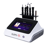 Nouvel appareil portable 6-en-1 pour lifting des yeux, rouleau RF 3D, microcourant pour lifting du visage, machine à microcourant pour masques faciaux