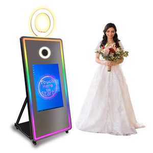 Plus qu'assez vidéo Circle Airdrop Reality Magic Mirror Photo Booth Sign Items Business Rental Compatible Camera SLR Devices - Product Image 1