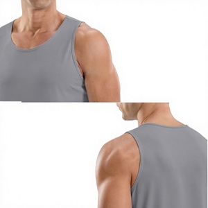 Camiseta Deportiva de Alto Rendimiento para Hombre, Secado Rápido, Sin Mangas, para Gimnasio, Fitness, Running, Ropa Deportiva, 100% Algodón, Cuello Redondo - Product Image 6