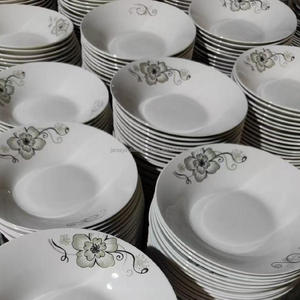 Vajillas Platos Stock economico a basso costo stampa <span class=keywords><strong>di</strong></span> decalcomanie <span class=keywords><strong>di</strong></span> fiori con piatto <span class=keywords><strong>di</strong></span> zuppa profondo tonnellata - Product Image 6