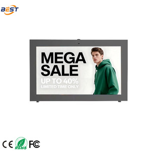 <span class=keywords><strong>Écran</strong></span> publicitaire numérique extérieur étanche Android 43 pouces IP65 mural pour vitrine de magasin - Product Image 1