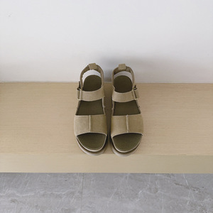 Sandales à plateforme en daim pour femmes, style <span class=keywords><strong>UGG</strong></span>, à bout ouvert avec boucles réglables, style décontracté intérieur/extérieur - Product Image 6