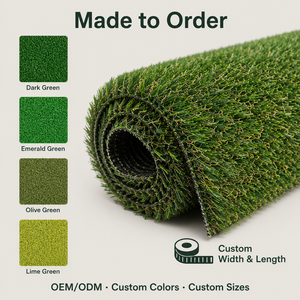 Gazon artificiel tissé à faible entretien, sans tonte, économiseur d'eau, <span class=keywords><strong>tapis</strong></span> <span class=keywords><strong>de</strong></span> gazon pour jardin <span class=keywords><strong>de</strong></span> villa - Product Image 2