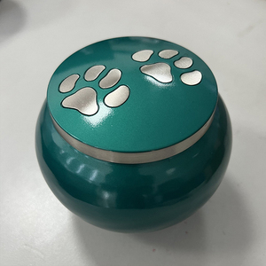 Современные индивидуальные урны для кремации животных из цинкового сплава доступны в различных цветах гробы и памятники для праха - Product Image 6