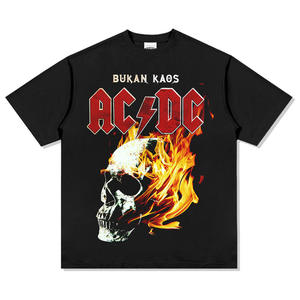 Wholesale Fashion Short Sleeve 100% Cotton High Quality Printing Oversized Drop Shoulder Vintage <strong>T</strong>-<strong>shirts</strong> for Men - Product Image 4