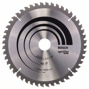 BOSCH-Lame de scie circulaire 2608640728 ''Optiline Wood''-LAMES ET DISQUES DE COUPE EAN 3165140195027 LAMES DE SCIE CIRCULAIRE - Product Image 1
