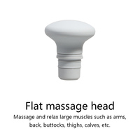 4 pièces de têtes de massage en silicone, accessoires personnalisés, 18,5 mm pour masseur à percussion des tissus profonds / pistolet à fascia