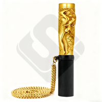 Embout de chicha en acier inoxydable de haute qualité, usiné CNC, au design unique, moderne et écologique