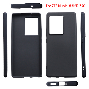 Funda negra de TPU suave mate barata para <span class=keywords><strong>ZTE</strong></span> NOTE 40X 5G 40 Pro Plus HOT 50 4G Pro + A7S 2020 teléfono móvil impermeable de silicona celular - Product Image 2