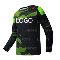 Individuelles Langarm-Motocross-Radfahren-Jersey Bergab-Mountainbike-MTB-Shirts Gelände-DH-Motorrad Motocross-Bekleidung