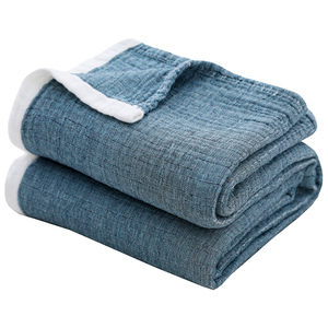 Woven Cotton <strong>Quilt</strong> Blanket Solid Soft Cooling Festival Pattern <strong>Bed</strong> <strong>Throw</strong> for King Queen Size for <strong>Bed</strong> Blanket Towel - Product Image 1