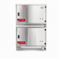 Purificateur d'huile et de fumée pour cuisine commerciale, électrostatique ESP, en acier inoxydable, efficacité 98%, émission à basse altitude pour restaurant