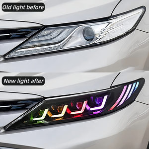 ชุดแต่งไฟหน้ารถยนต์รุ่นที่ 8 RGB ปี 2018-2023 ไฟหน้า LED โปรเจคเตอร์ อุปกรณ์ตกแต่งรถยนต์ สำหรับ Camry รุ่นที่ 8 - Product Image 3