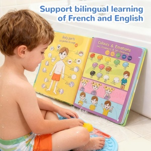 Livre sonore bilingue français-anglais pour l'apprentissage précoce, livre sonore interactif - Product Image 3