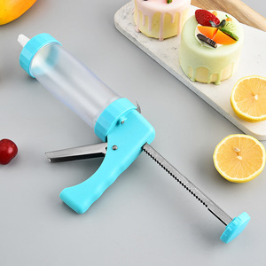 Kit de presse à biscuits multifonctionnel <span class=keywords><strong>avec</strong></span> 16 disques à biscuits et 6 embouts, <span class=keywords><strong>pistolet</strong></span> à biscuits <span class=keywords><strong>avec</strong></span> poche à douille - Product Image 3