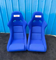 Siège de course Recaro en tissu velours, ajustement universel, production sur mesure, style sport, fauteuil baquet