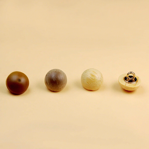 כפתורי בגדים לילדים בצורת פטרייה עגולה, עשויים שרף כפול עבה, תפורים ידנית, סיטונאי, תוצרת סין, זמן אספקה לדוגמא 7 ימים. - Product Image 3