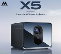 Projecteur laser 4K Formovie X5, 4500 lumens ANSI, ALDP, projecteur intelligent Android, 4+ 128 Go, grande mémoire, home cinéma, téléviseur, meilleur projecteur