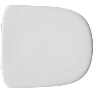 Vavid Io - Tapa de inodoro alargada blanca con diseño moderno europeo, de liberación rápida, estilo en forma de V, de material de urea para baño - Product Image 1