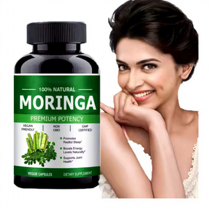 ASAP OEM Complément alimentaire biologique de qualité supérieure à base d'extrait de feuilles de Moringa, en gros, pour le soutien du métabolisme et du système immunitaire, capsules de Moringa - Product Image 1