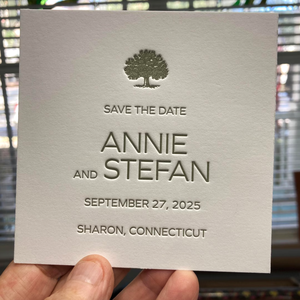Élégantes invitations de mariage en papier coton, imprimées en typographie avec gaufrage et débossage couleur, accessoires pour célébrations de mariage - Product Image 5
