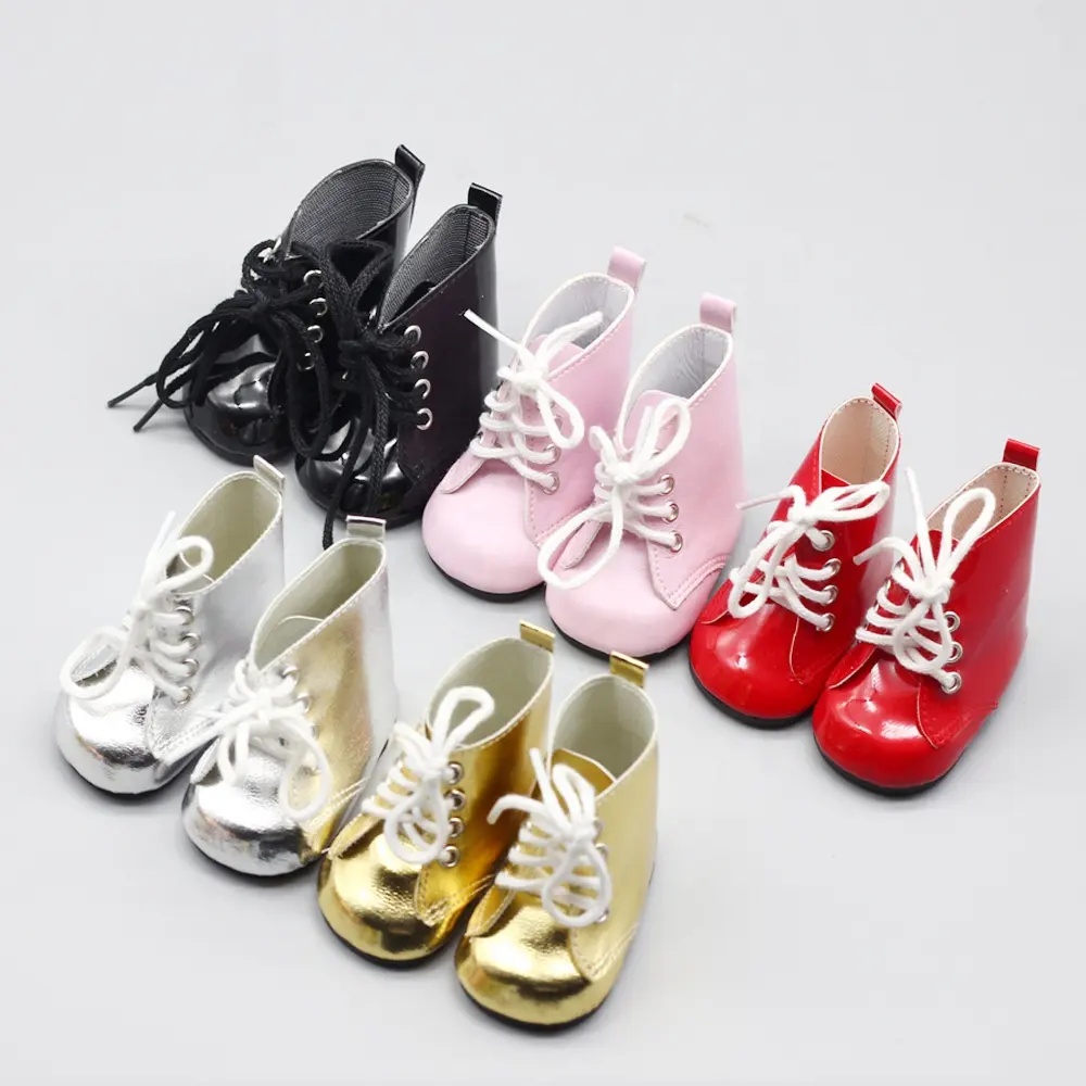 Sepatu Boneka Keluaran Baru untuk Sepatu Boneka 18 Inci Sepatu Bot Sneaker untuk Mainan Boneka