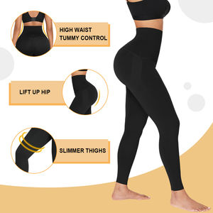 Mallas de entrenamiento de cintura de neopreno transpirable personalizadas para mujer, bragas adelgazantes para quemar grasa y levantar glúteos - Product Image 2