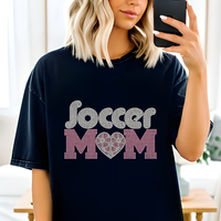 Meilleures ventes : Transferts thermocollants en strass motif « Soccer Mom » pour T-shirts
