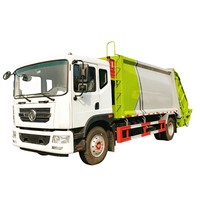 Camion à ordures compacteur à chargement arrière Dongfeng D9 18CBM, poids total autorisé 18000 kg, véhicule compacteur de déchets municipaux