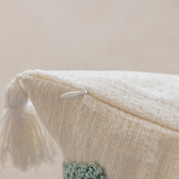 Coussins de luxe pour la décoration intérieure housse de coussin touffe broderie jeter taie d'oreiller en peluche Faux Sherpa fourrure oreillers pour canapé