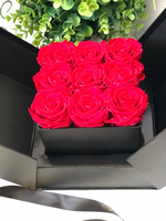 Jede Liebe konservierte Rosen in einer Box Personal isierte Black Box Jubiläums geschenke Geburtstag Blumen Rose Blumen kasten bereit zu versenden