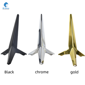 Bán Buôn Matt Đen 300Mm + 150Mm Dài Hiện Đại Sắt Thép Tủ Sofa Bảng Cơ Sở - Product Image 6