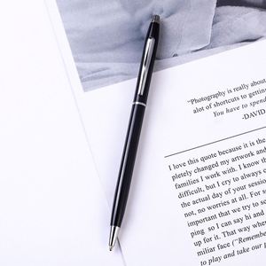Slim Metal Ballpoint <b>Pen</b> <b>Gold</b> Silver Trim Executive Signature <b>Pen</b> Custom Laser Logo for Corporate Promotional Gift - Product Image 5