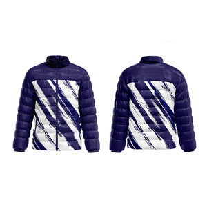 Customizable Designs Sublimation Print Custom Down Puffer Jacket Winter Oversized Loose Outdoor Men'S Puffer Jacket - Product Image 4