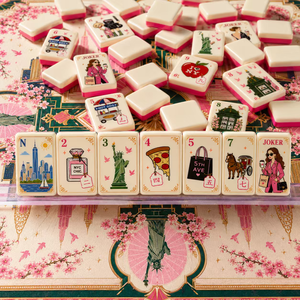 Nouvel Arrivage – En Stock – Jeu <span class=keywords><strong>de</strong></span> <span class=keywords><strong>Mahjong</strong></span> Premium en Acrylique Rose Américain – Thème Statue <span class=keywords><strong>de</strong></span> la Liberté – Jeu <span class=keywords><strong>de</strong></span> Société Haut <span class=keywords><strong>de</strong></span> Gamme pour la Famille - Product Image 2