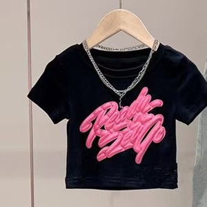 Conjunto de 2 Piezas de Ropa de Verano para Bebés y Niñas <span class=keywords><strong>Adolescentes</strong></span>, Estilo Coreano 2025 - Product Image 5