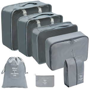 7 PCS <b>Travel</b> Luggage Organizers Set Waterproof Suitcase Organizer <b>Bags</b> Clothes Shoes Cosmetics <b>Toiletries</b> Storage <b>Bags</b> - Product Image 3