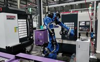 低成本全自动四轴人工智能工业机器人手臂交钥匙生产线解决方案，全天候拣选、放置、堆叠