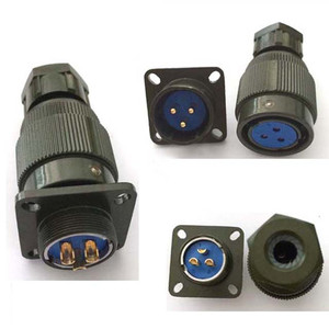 ขั้วต่อวงกลม CSP รุ่น Y2W3TK อะลูมิเนียมหล่อขึ้นรูป ทองเหลือง ชุบทอง ชุบเงิน ปลั๊กและซ็อกเก็ตสำหรับการบิน - Product Image 2