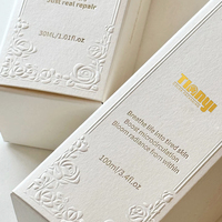 Scatola di Cartone Pieghevole Personalizzata per Confezioni di Detergenti Viso, Dentifricio, Spazzolini e Prodotti Skincare, in Cartone Riciclabile con Logo Goffrato e Rivestimento UV