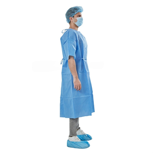 Premium Disposable Patient <strong>Gowns</strong> - Breathable SMS Non Woven Material - Pack <strong>of</strong> 10 - Product Image 3