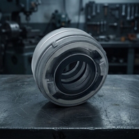 Sambungan Reducer Aluminium Tipe Rusia Standar GOST untuk Selang Pemadam Kebakaran, Adaptor Pengurang untuk Perlindungan Kebakaran Industri